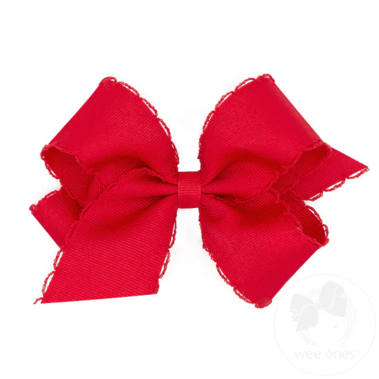 Medium Moon Stitch Bow (Assorted Colors!) - Magpies Paducah