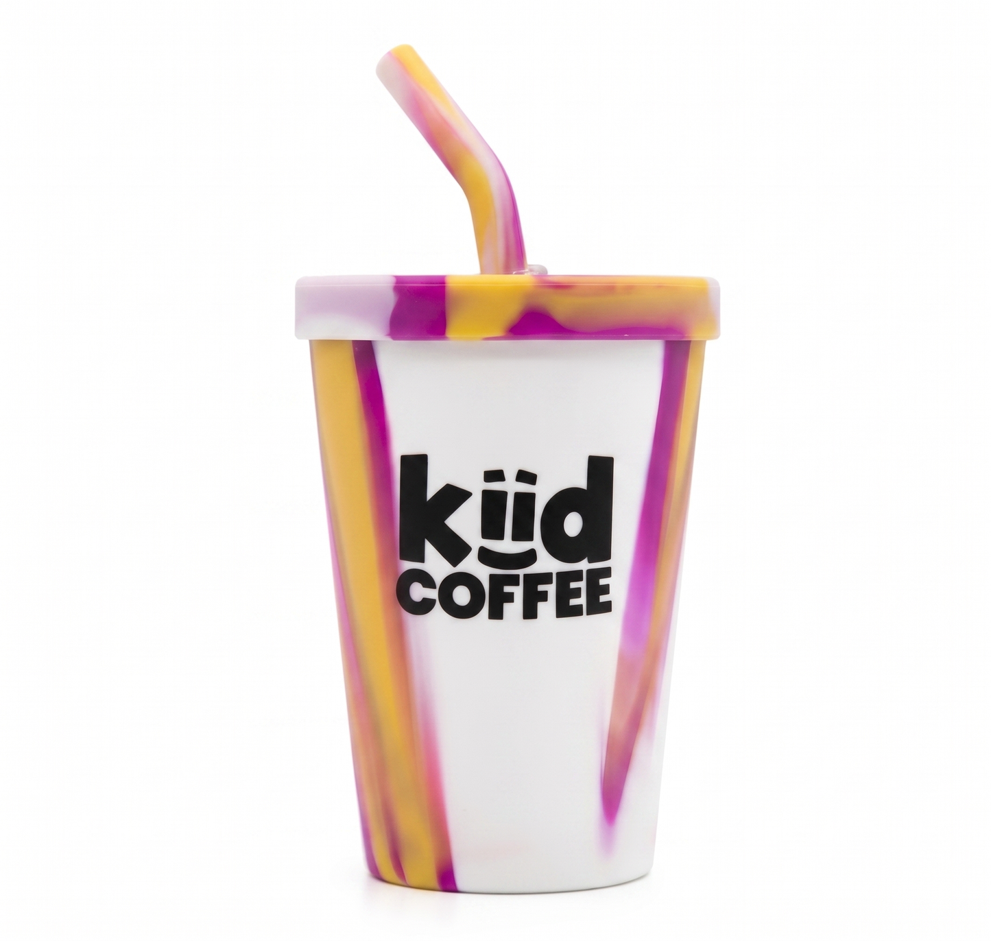 Kiid Coffee Official Cup, Purple + Yellow