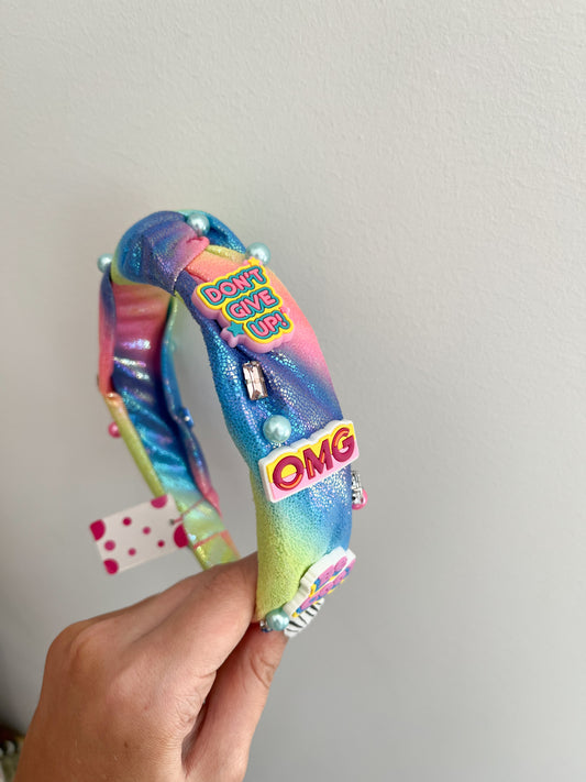 Tye Dye Galaxy Charm Headband - Magpies Paducah