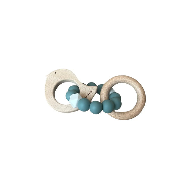 Dove Teething Rattle (Assorted Colors!) - Magpies Paducah