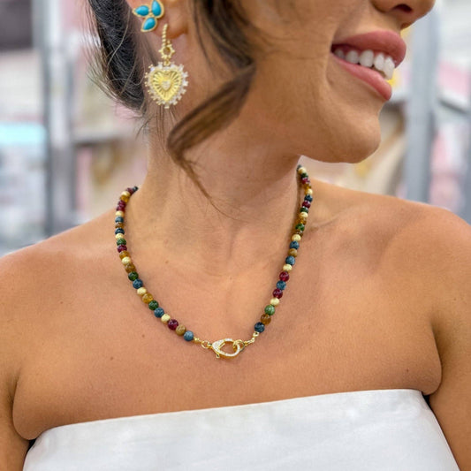Just the Girl Multi Beaded Necklace