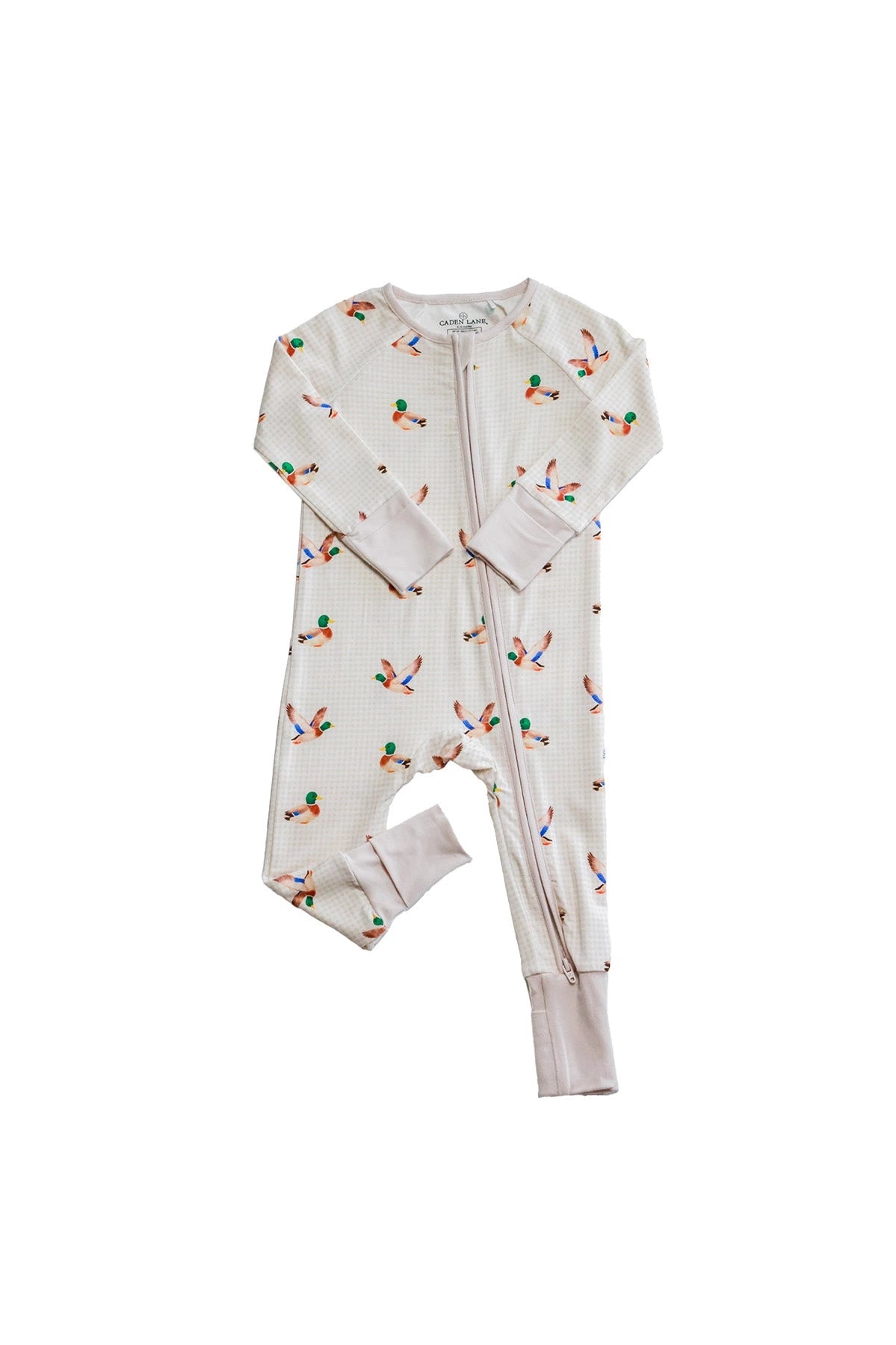 Convertible Zip Romper, Little Mallard