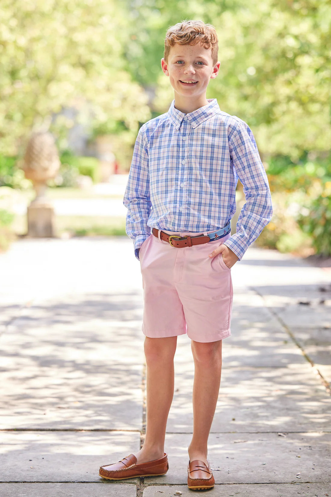 Classic Short, Light Pink Twill - Magpies Paducah