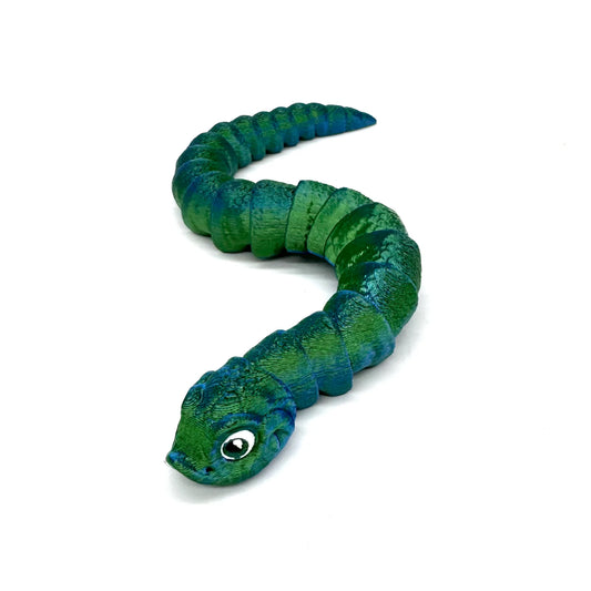 Hog Nose Snake Fidget, Blue & Green