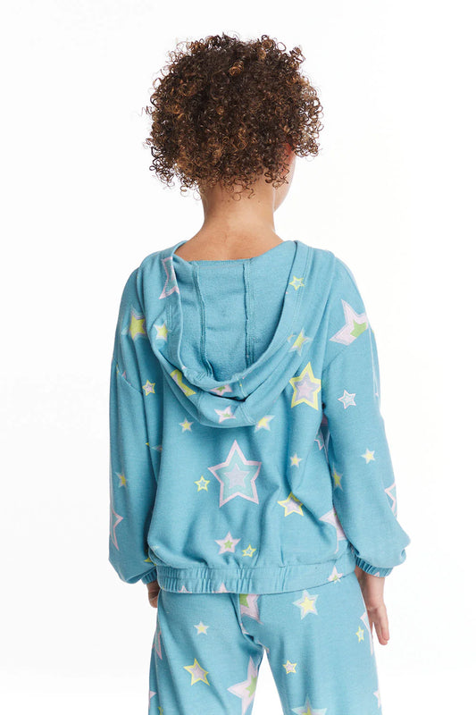 Cozy Knit Hoodie, Star Child