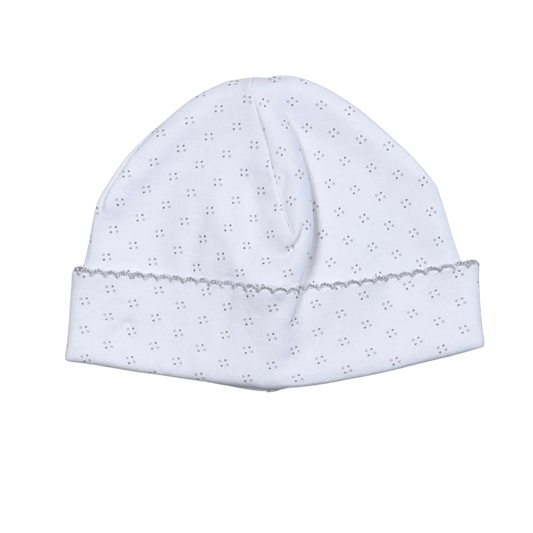 Grey Dots Pima Beanie - Magpies Paducah