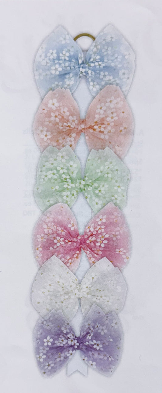 Flower Tulle Bowtie Bow (5 colors!) - Magpies Paducah