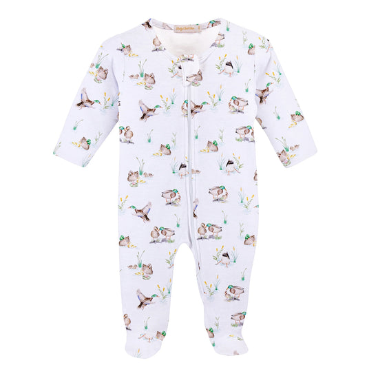 Zippered Footie, Duck Pond