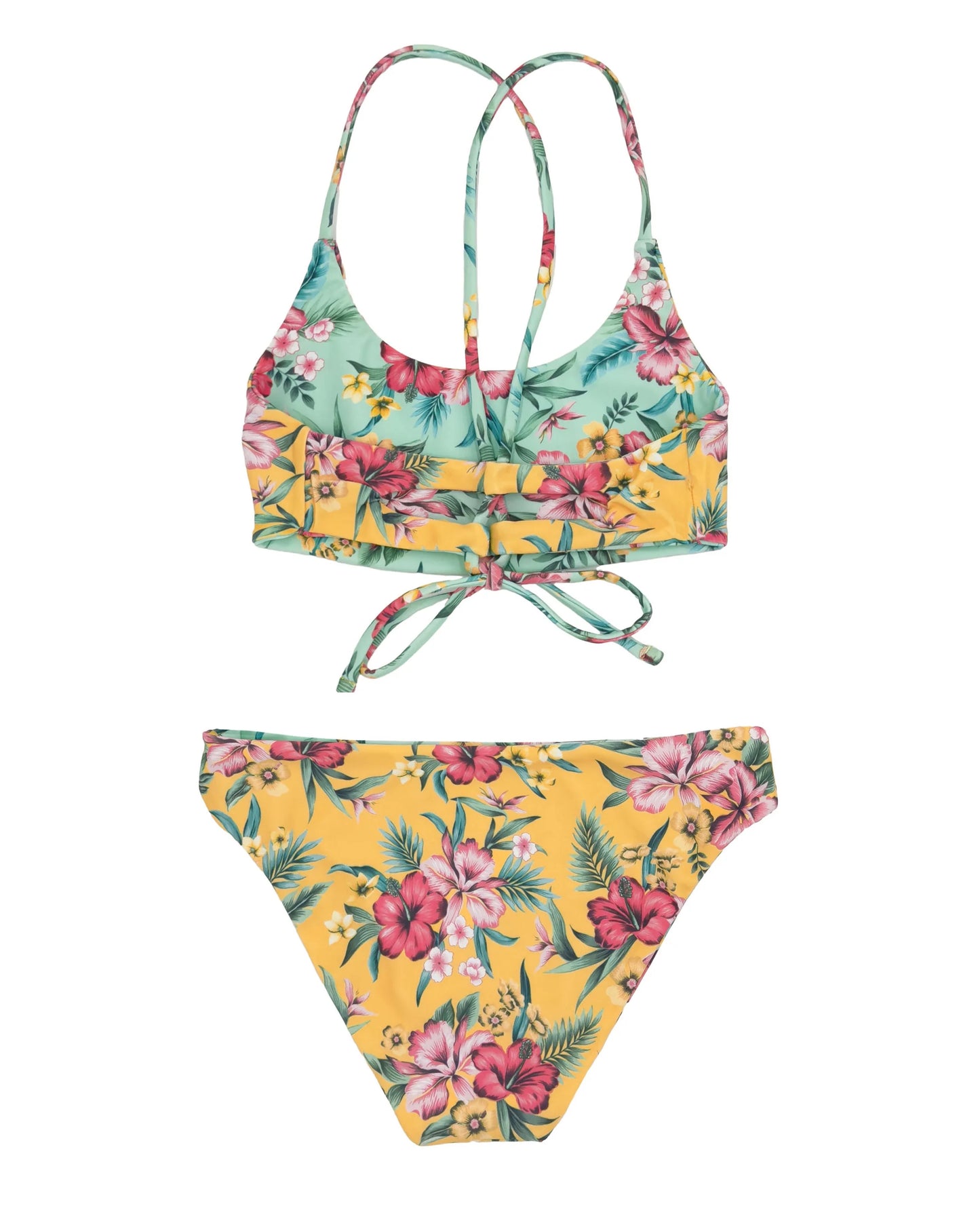 Waverly Reversible Bikini, Beach Glass