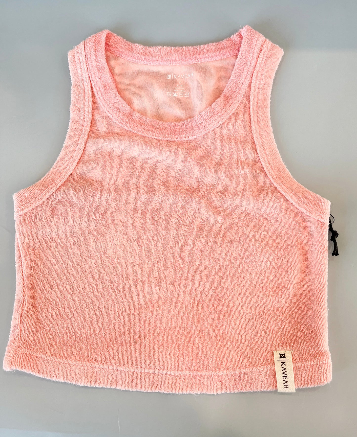 Terry Cloth Muscle Tank, Pink Icing - Magpies Paducah