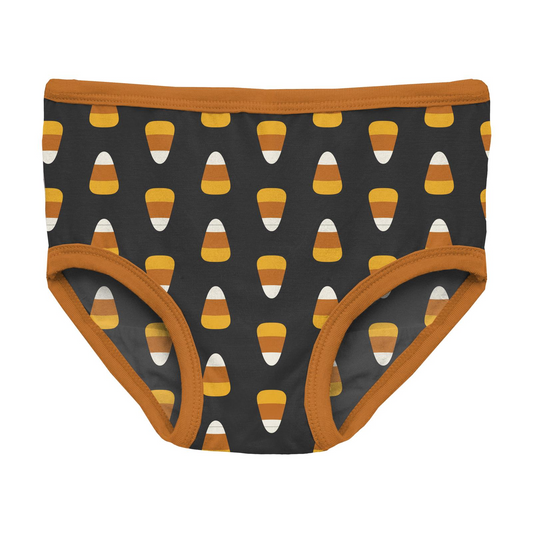 Girl's Underwear, Midnight Candy Corn | S-6/8