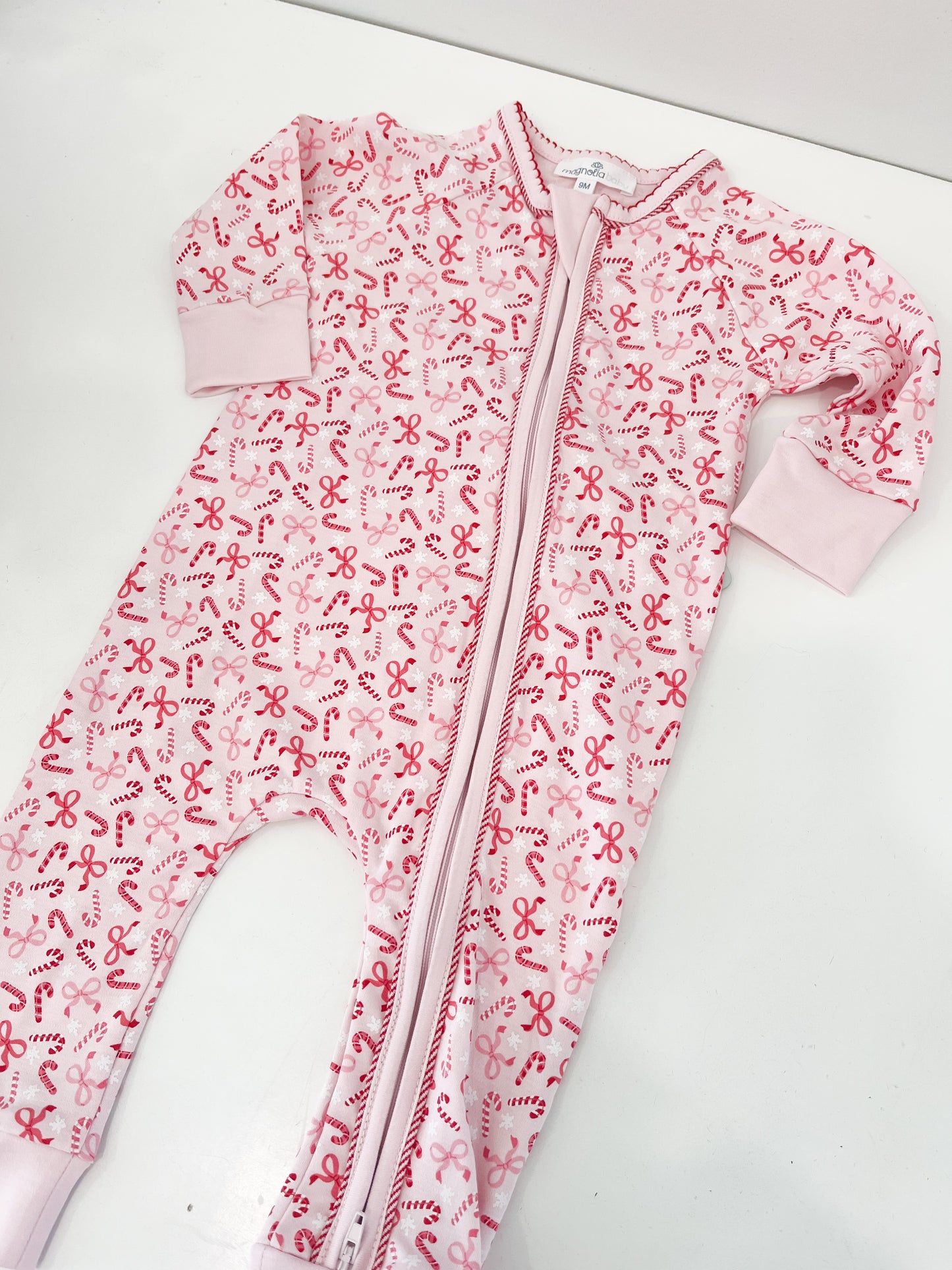 Candy Cane Lane Printed Playsuit - Magpies Paducah