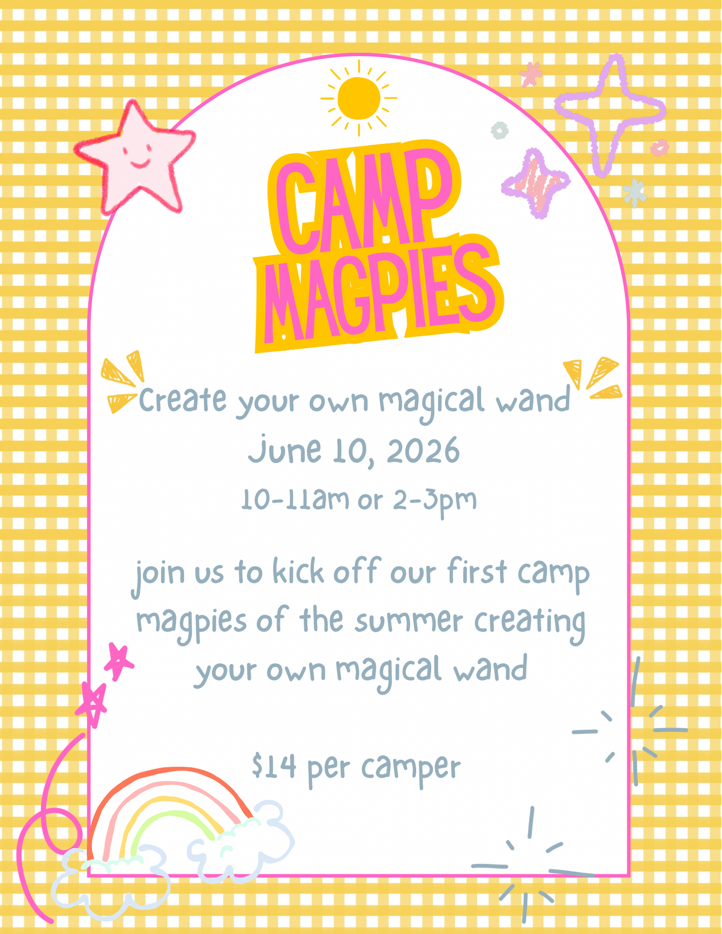 CAMP MAGPIES :: Wands!