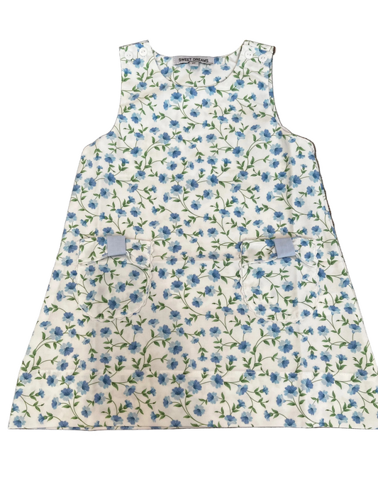 Bow Pocket Dress, Blue Morning Glory