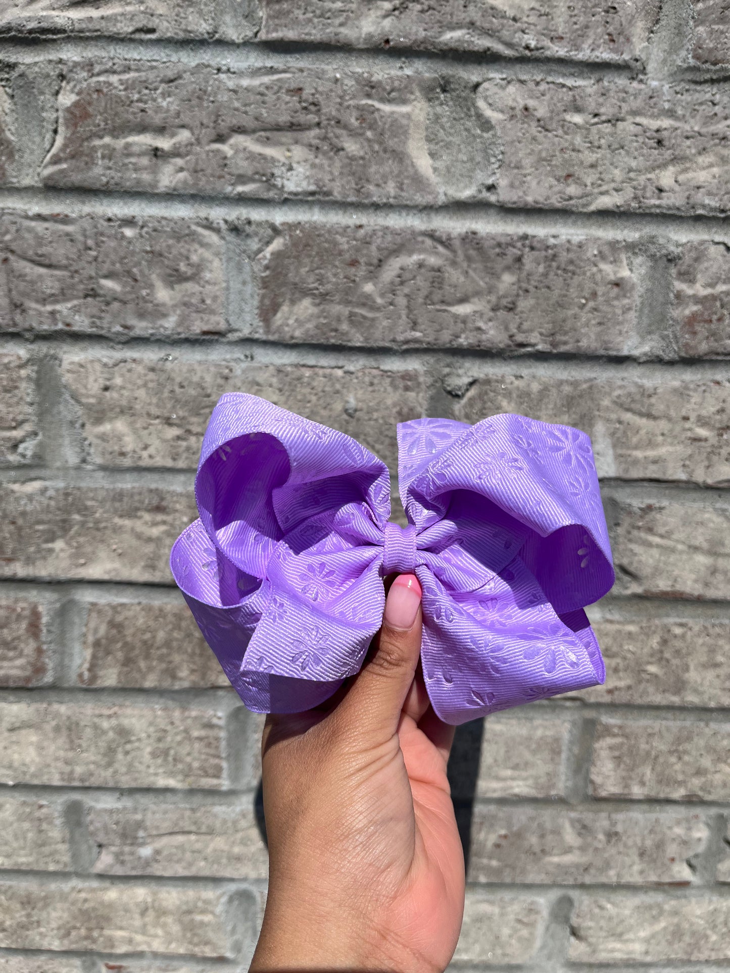 King Embossed Flower Print Bow (6 Colors!) - Magpies Paducah