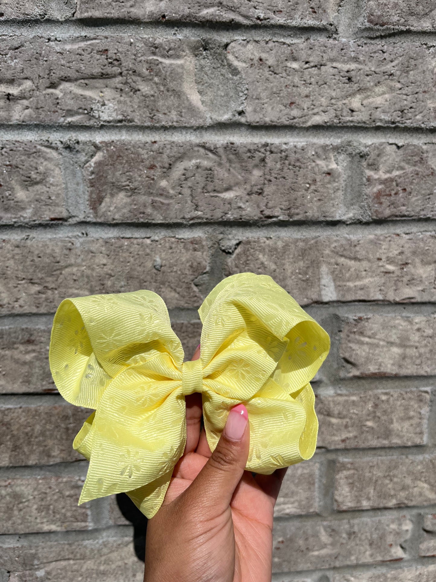 King Embossed Flower Print Bow (6 Colors!) - Magpies Paducah