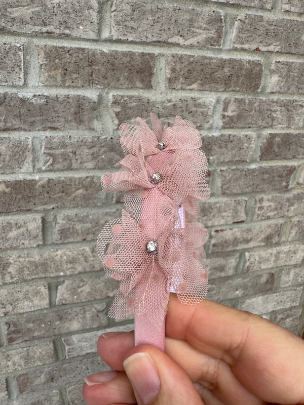 Pixie Headband, Blush Dot