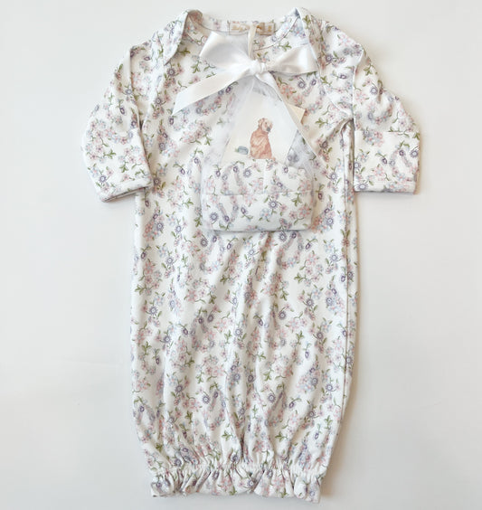 Gown + Hat Set, Paisley Romance