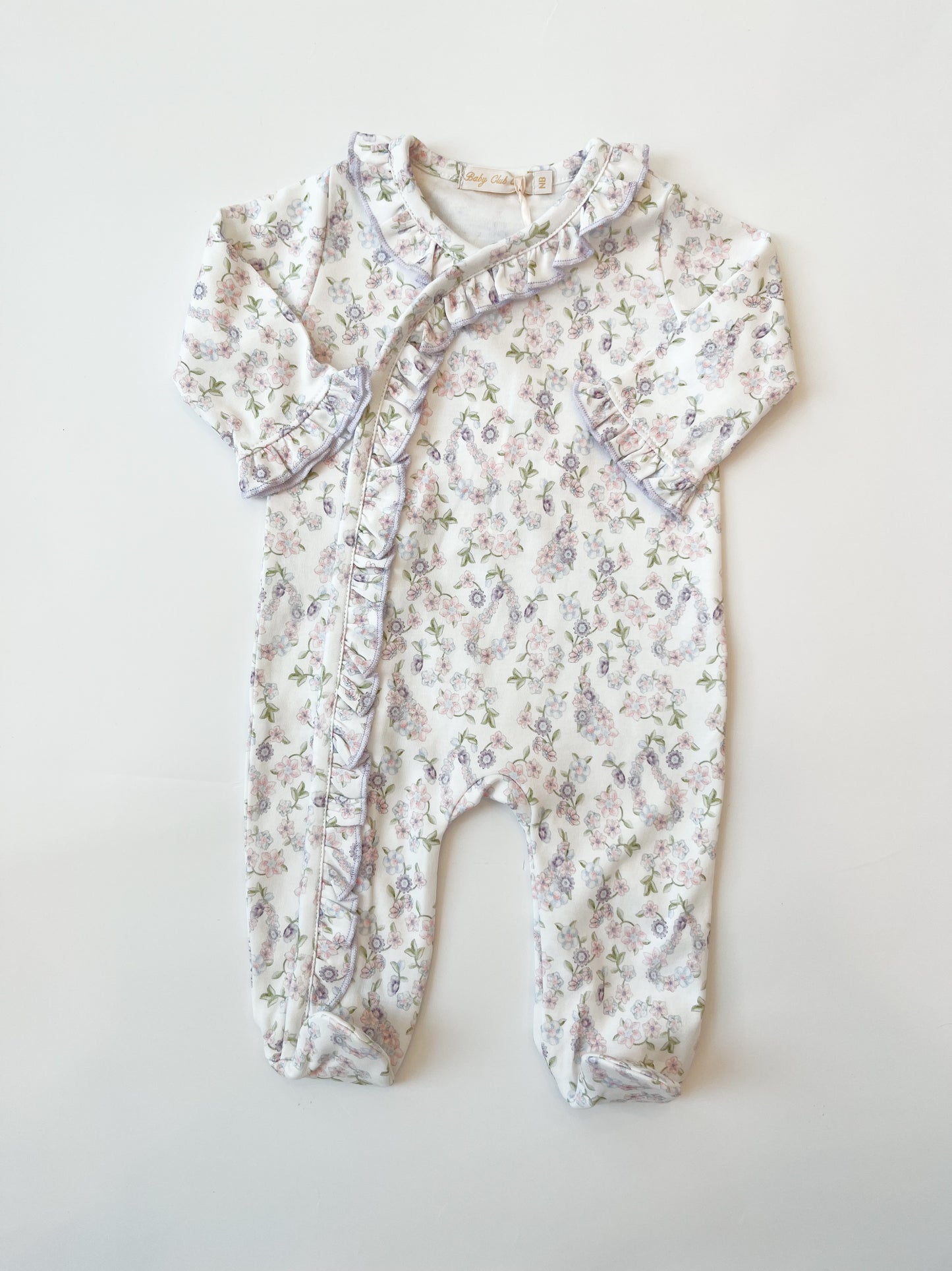 Ruffled Footie, Paisley Romance
