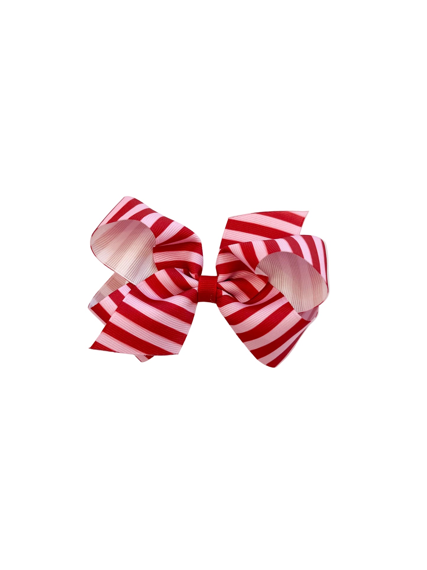 Medium Print Bow, Valentine Stripe - Magpies Paducah