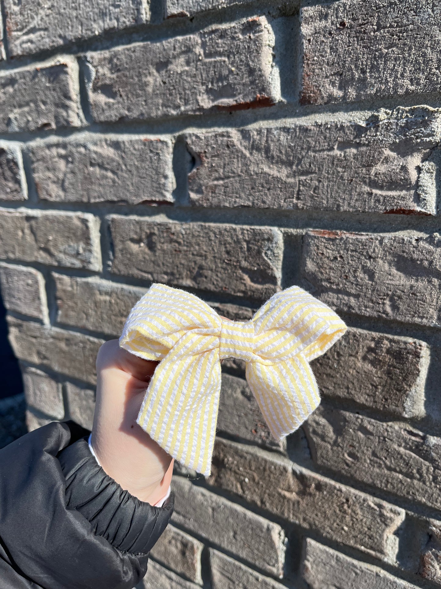 Mini Seersucker Bow (6 colors!)