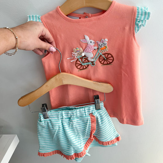 Bicycle Bunny Skort Set