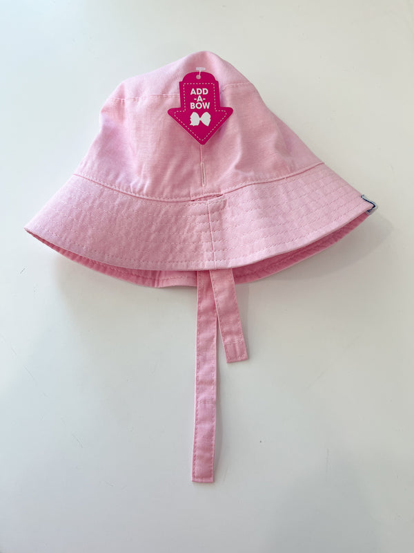 Pink Chambray Bucket Hat, Golf Cart