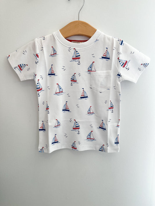 Sailing Boats Toddler Tee - Magpies Paducah