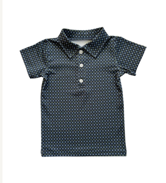 Kyle Polo, Navy Geometric - Magpies Paducah