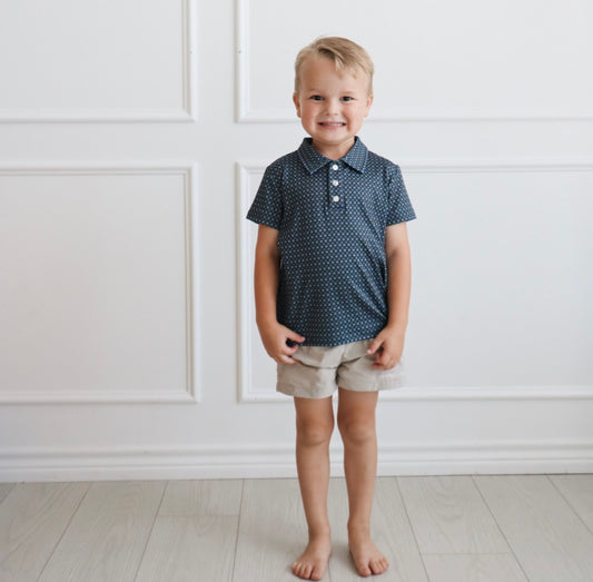 Kyle Polo, Navy Geometric - Magpies Paducah