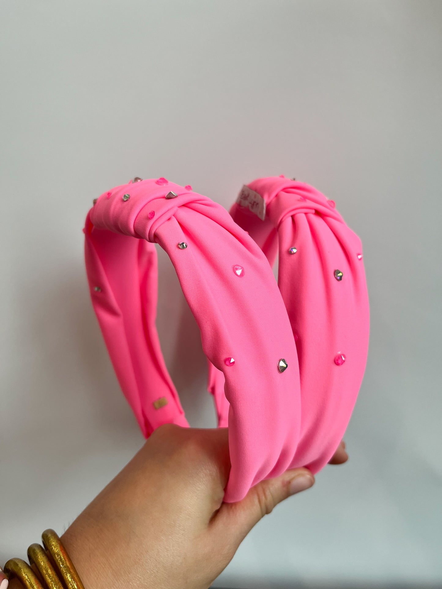 HOT Pink Rhinestone headband - Magpies Paducah