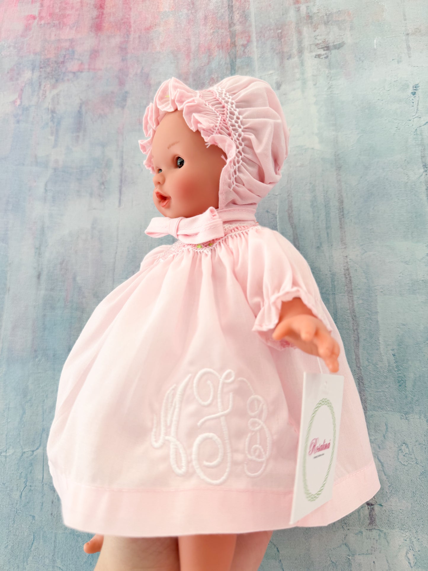 Aubrey 10" Bonnet Doll, Pink Dress - Magpies Paducah