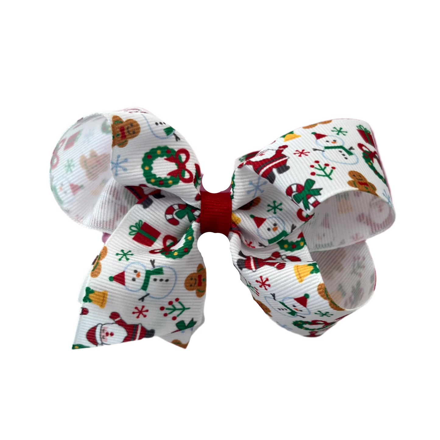 Medium Holiday Themes Grosgrain Hair Bow