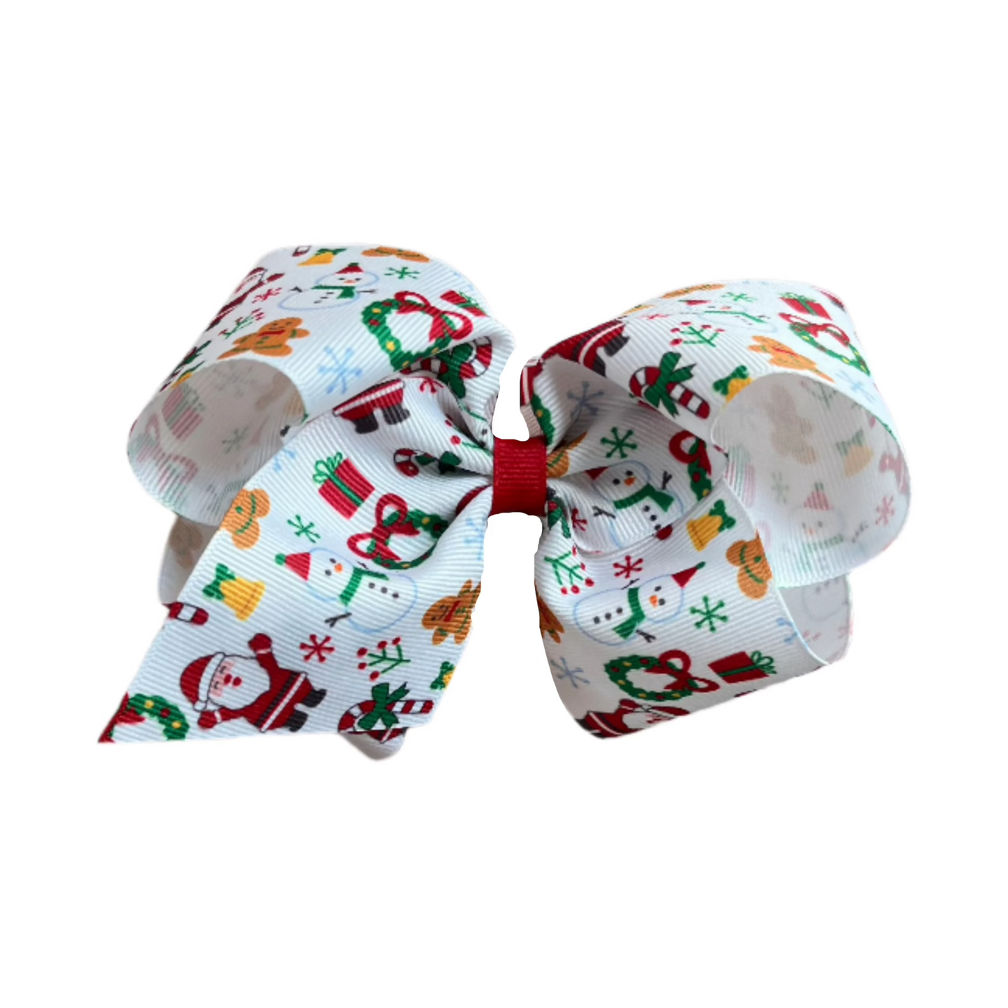 King Holiday Themed Christmas Hair Bow