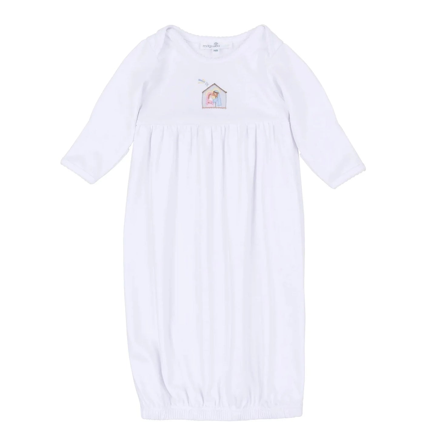 Little Manger Gathered Gown