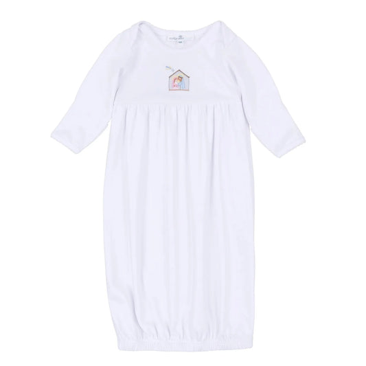 Little Manger Gathered Gown