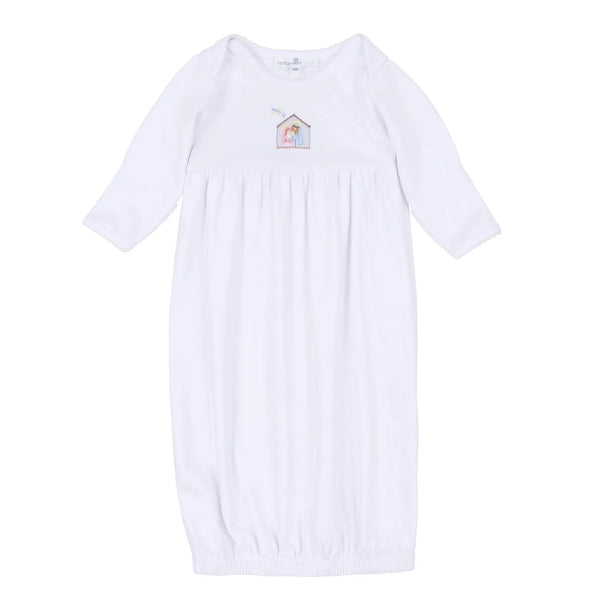 Little Manger Gathered Gown