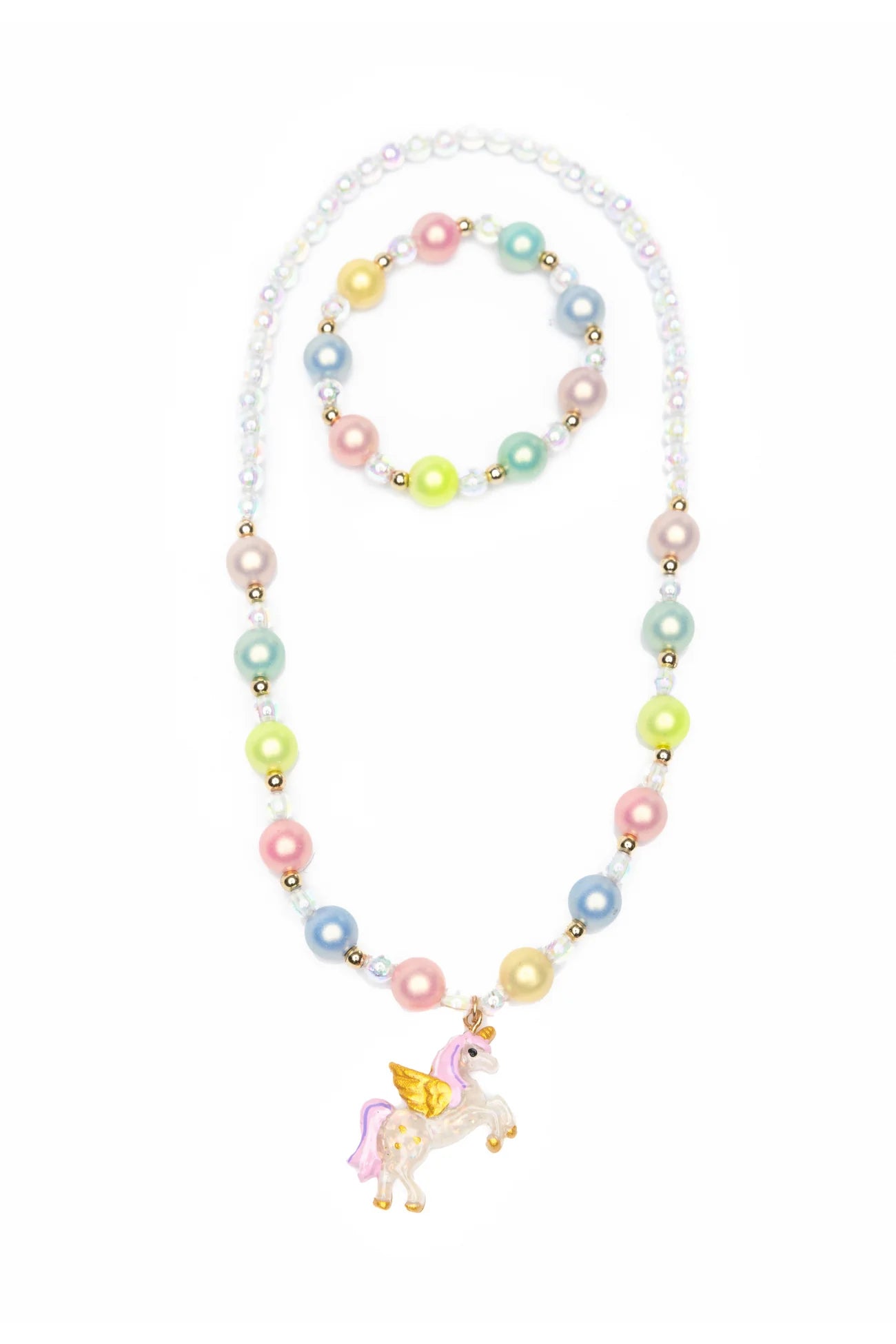 Happy Go Unicorn Necklace & Bracelet Set - Magpies Paducah
