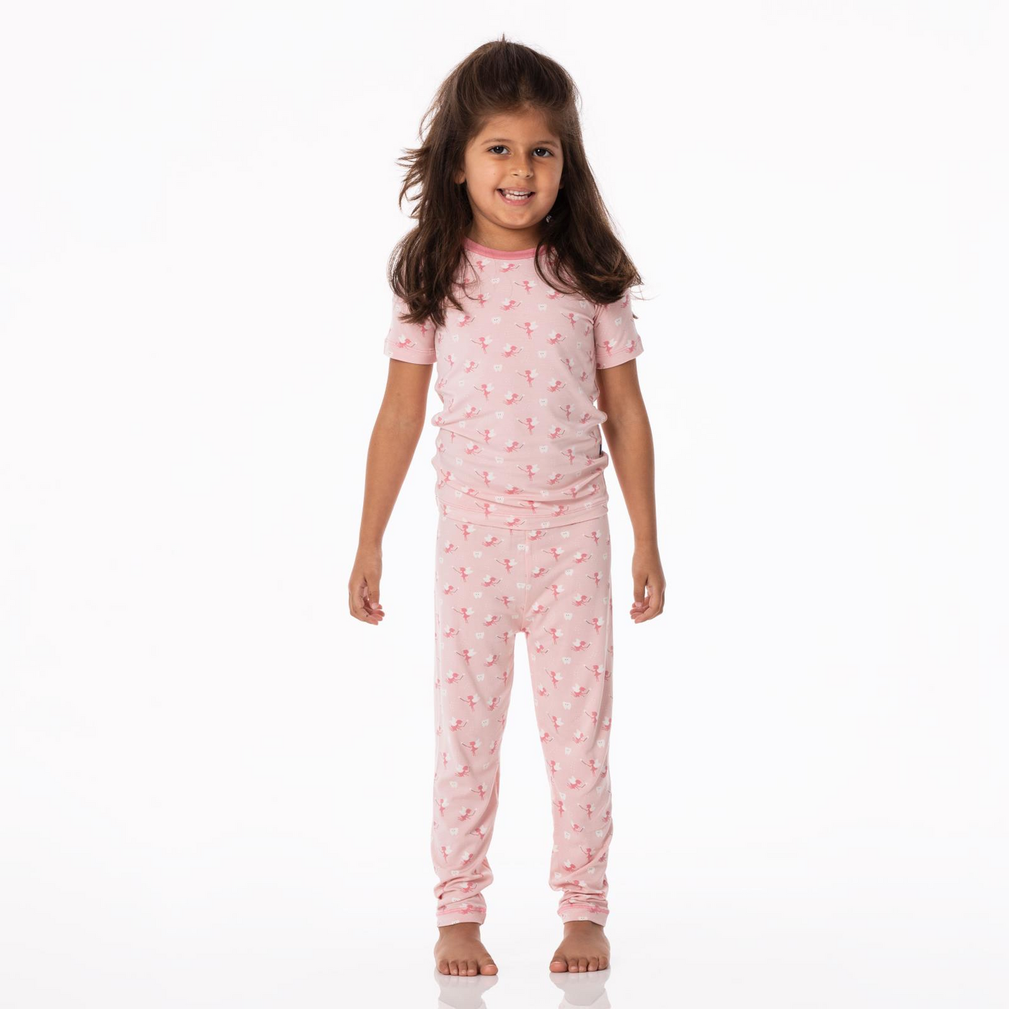 Short Sleeve PJ Set, Baby Rose Tooth Fairy - Magpies Paducah