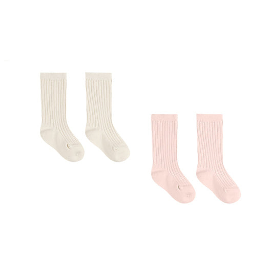 SOCK SET || IVORY, BUBBLEGUM