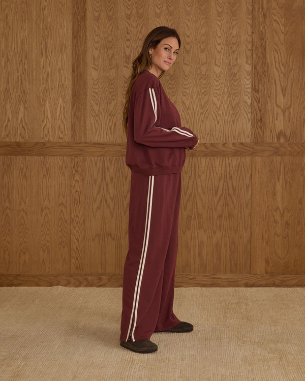 Women's Track Pant, Burgundy - Magpies Paducah