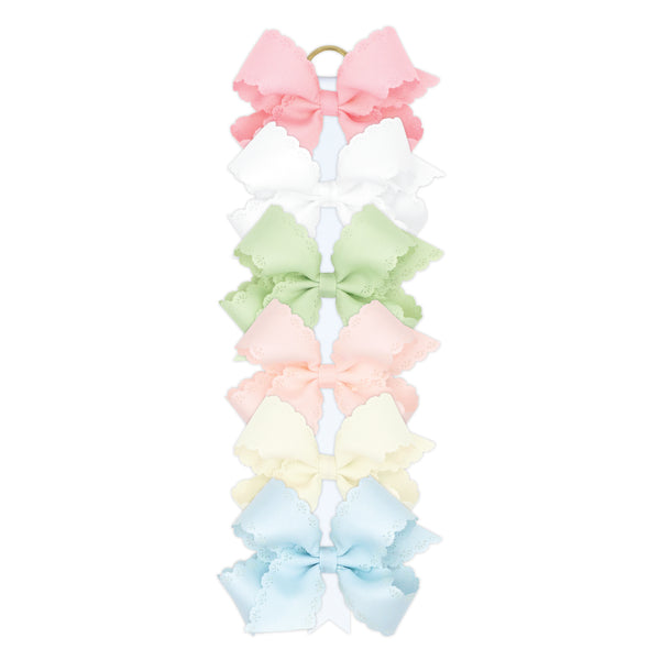 Medium Flower Embossed Bow (Assorted Colors!) - Magpies Paducah