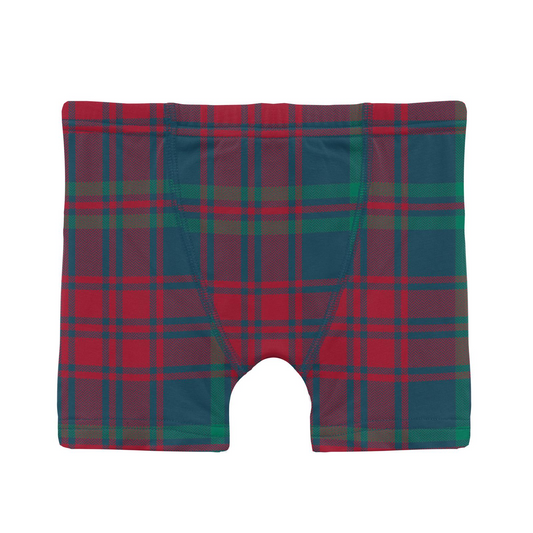 Boxer Brief, Peacock Plaid