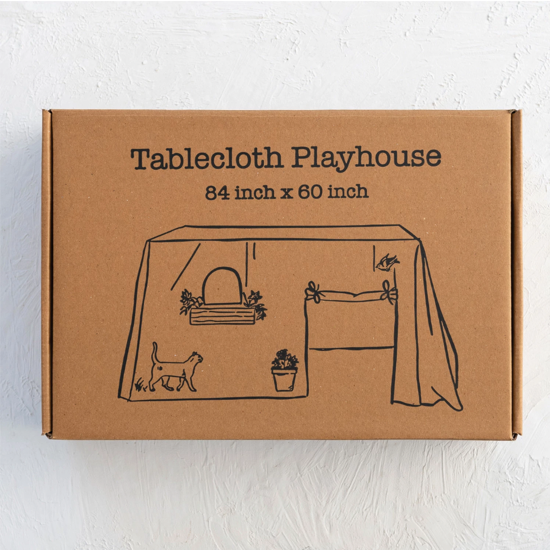 Cotton Printed Tablecloth Playhouse - Magpies Paducah