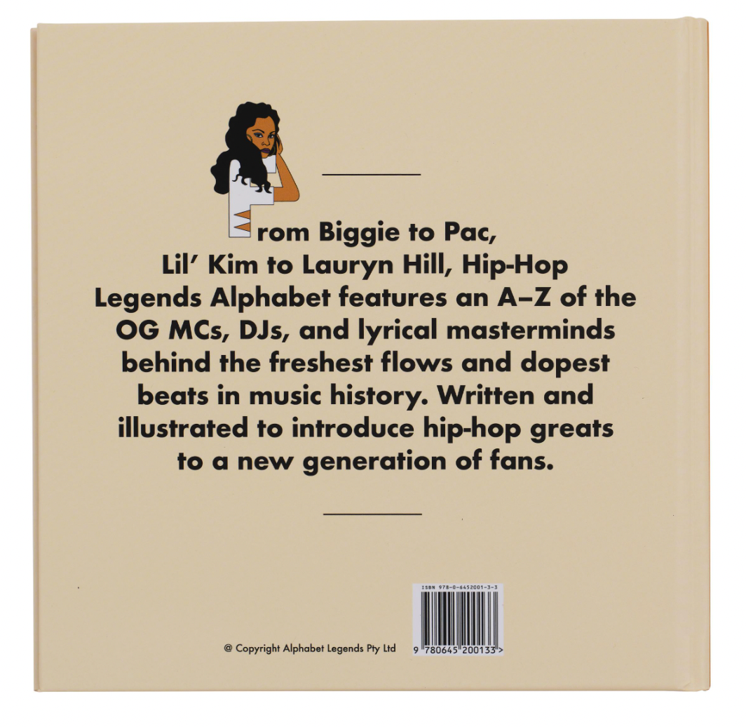 Hip-Hop Legends Alphabet Book - Magpies Paducah