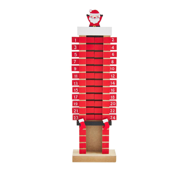 Santa Chimney Advent Calendar - Magpies Paducah