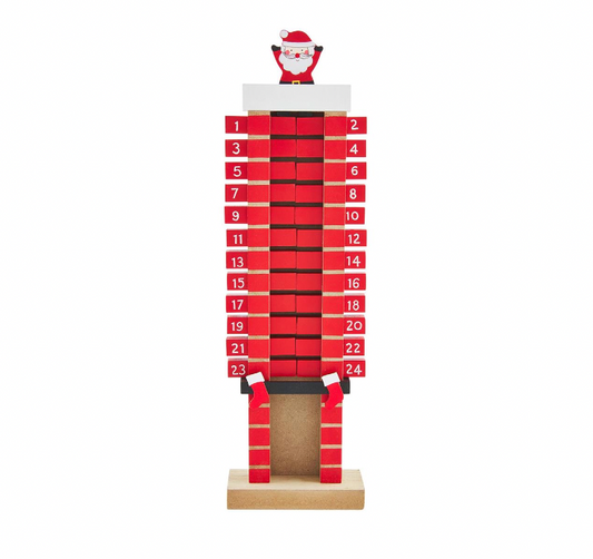 Santa Chimney Advent Calendar - Magpies Paducah