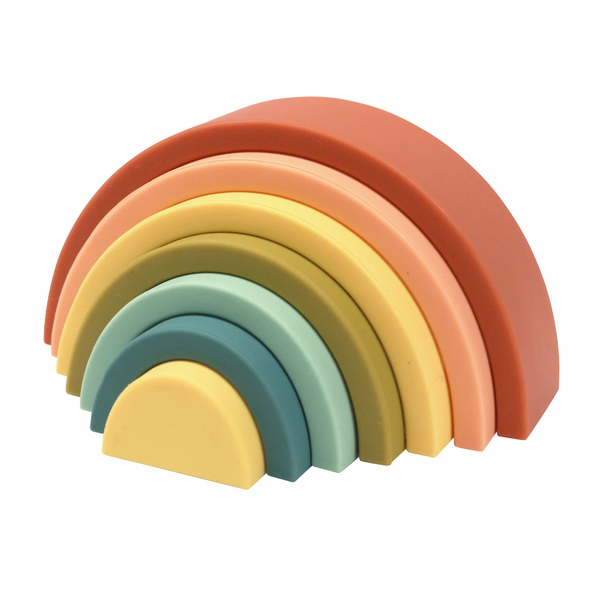 Silicone Rainbow Stacker (2 colors!) - Magpies Paducah