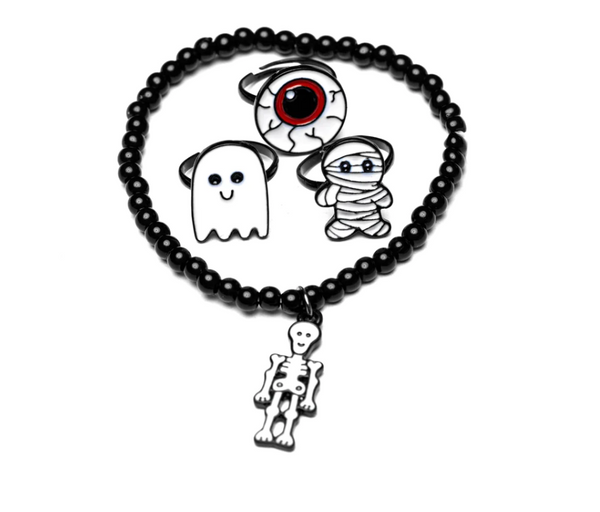 Witch Hand Ring Card w/ Bracelet - Magpies Paducah