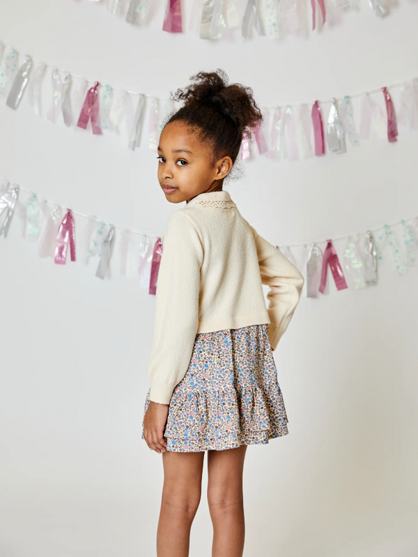 Sweet Floral Sweater Dress | 3T - Magpies Paducah